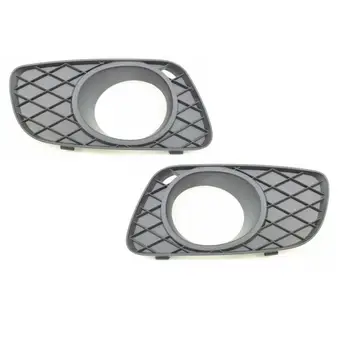 

Pair Front Lower Grille Fog Light Lamp Cover Frame for Smart Fortwo 451 07-14 with fog lamp hole