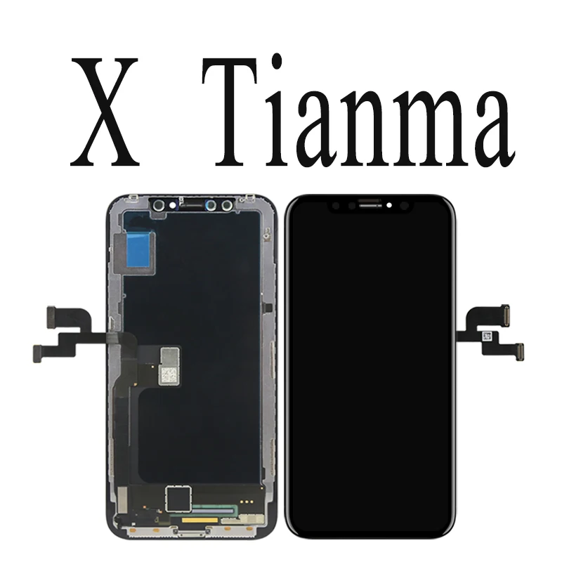 Для iPhone X lcd XS сенсорный экран без битых пикселей OLED OEM панель в сборе для iPhone XS Max XR ЖК-дисплей Запасная часть - Цвет: for X TFT Tianma