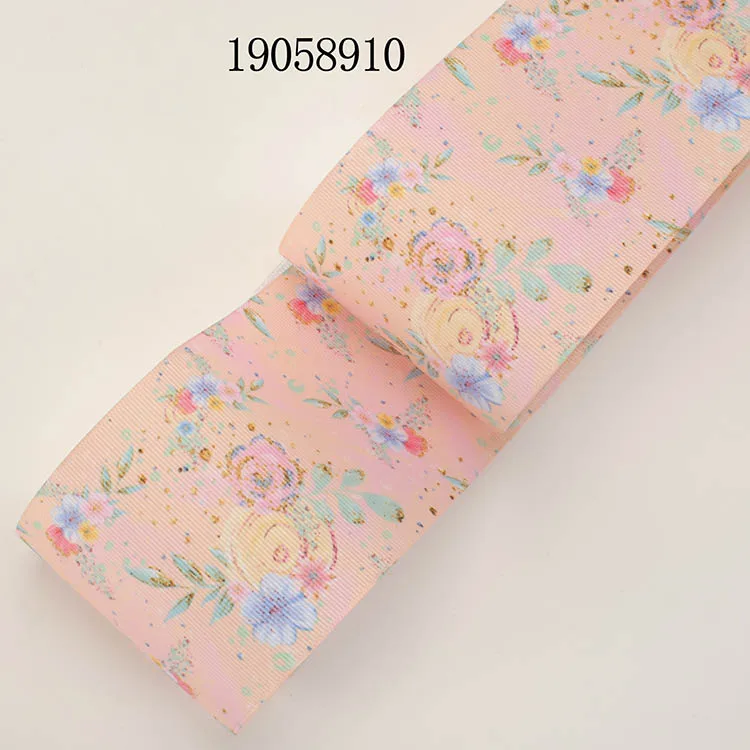 Winsome 50 Yards 16mm-75mm Cartoon Figures Pattern Colorful Printed Grosgrain,FOE Ribbon - Цвет: 19058910
