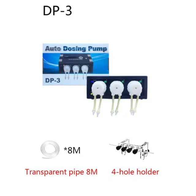 JEBAO DP2 DP3 DP4 DOSER2.4 DOSER3.4 коралловый цилиндр Автоматическая титровка насос перистальтический насос автоматическое дозирование насоса синхронизации - Цвет: DP3 and Accessories