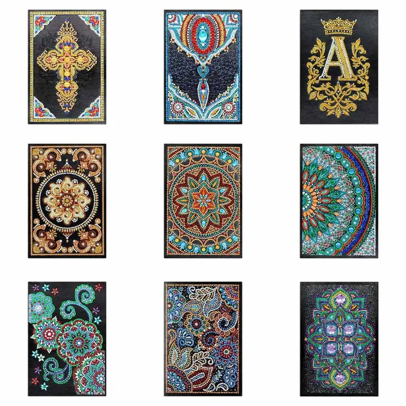 50 Pages Diamond Painting Notebook Cross DIY Special Shaped Embroidery Cross Stitch A5 Diary Book Craft 50 Pages Diamond Painting Notebook Cross DIY Special Shaped Embroidery Cross Stitch A5 Diary Book Craft