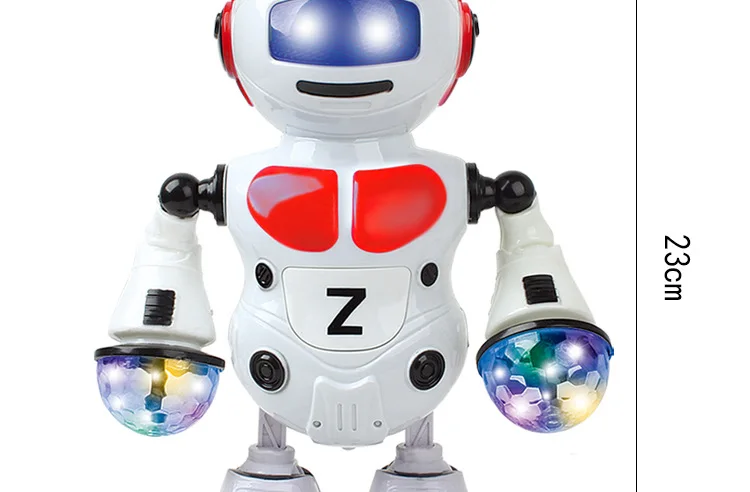 Children Smart Dancing Drums Robot Sound-And-Light Electric Drum Robot Models