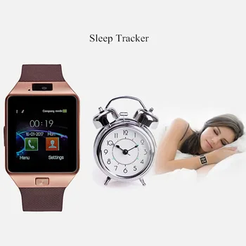 

2020 New Bluetooth Smart Watch Men Android Phone Smartwatch Waterproof Camera Sim Card Smart Watches Call Bracelet DZ09 for Men