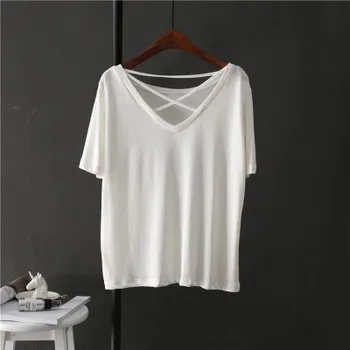 

Femme For Women Clothes Plus Size T Shirt With Tshirts Cotton Summer Top Tee Shirt White