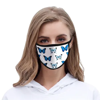 

15 Styles Adult Washable Face Mask Fashion Printing Butterfly Washable and Reusable Dust Proof ultraviolet Unisex Mask Maschere