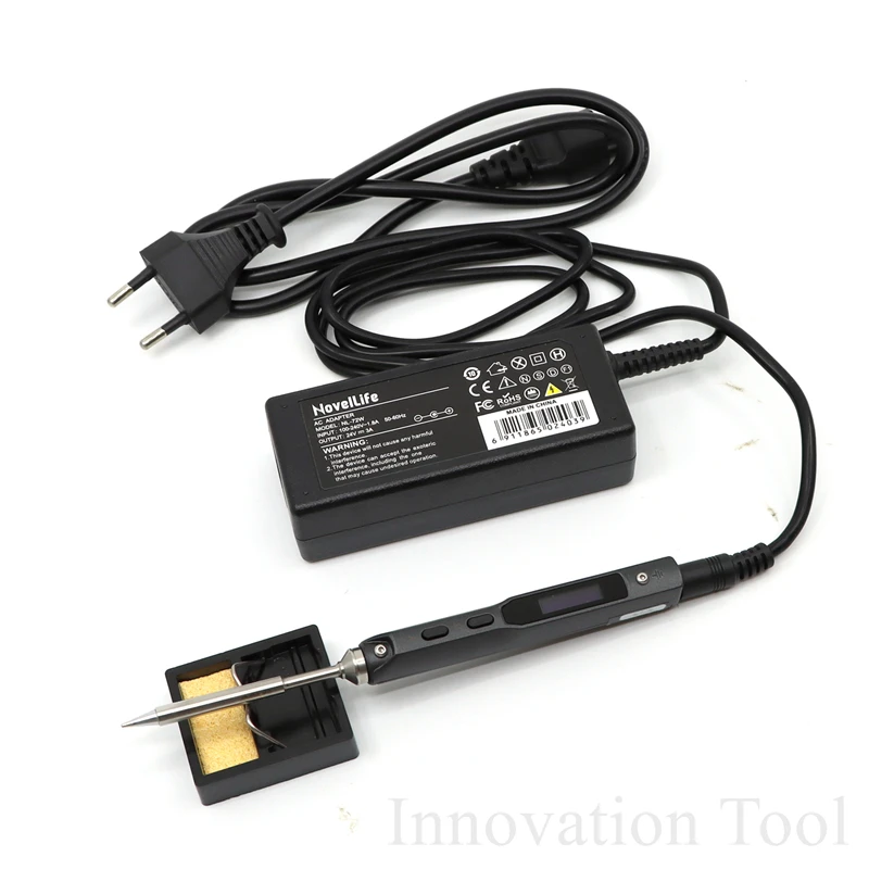 Оригинальный Электрический паяльник TS100 65 Вт цифровой OLED дисплей регулируемая
