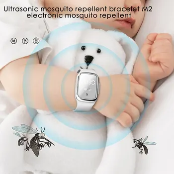 

Anti Mosquito Capsule Pest Insect Bugs Repellent Bracelet Ultrasound Mosquito Repellent Wristband For Kids Adult ^o^