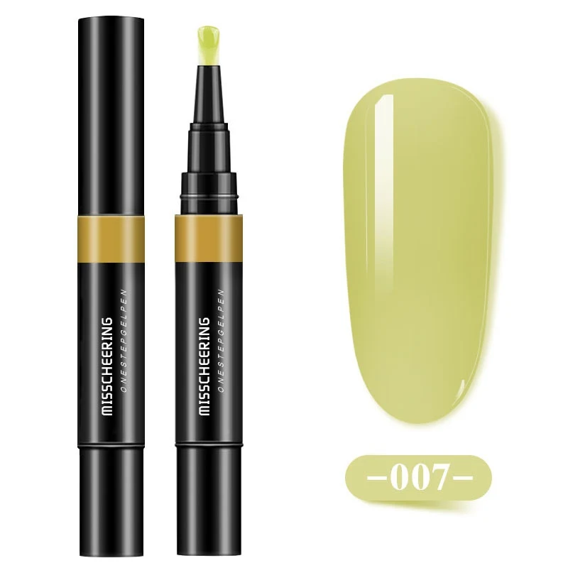Не нужно верхнее Базовое покрытие фототерапия Nail3 в 1 гель лак для ногтей ручка для дизайна ногтей Советы УФ гель лак один шаг Сахар клей для ногтей - Цвет: 07