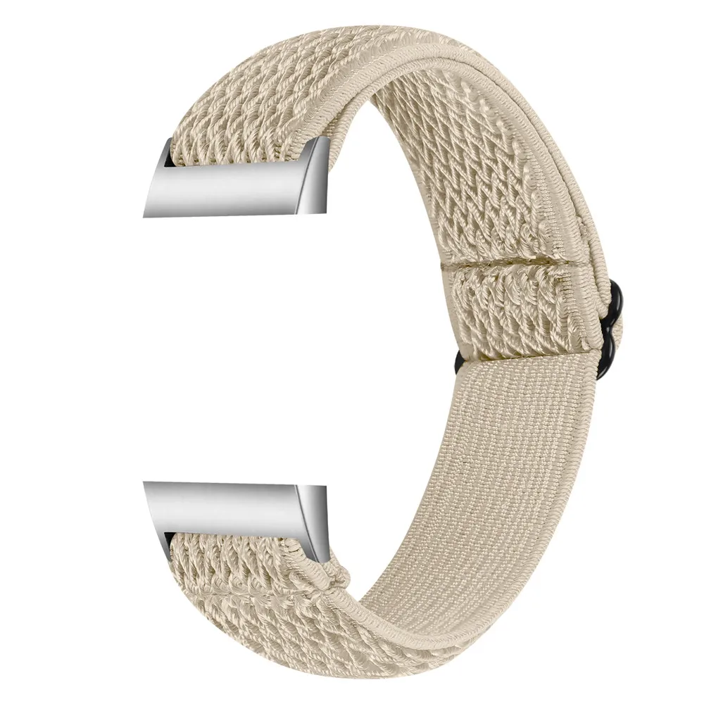 Essidi New Nylon Elastic Bracelet Band Loop For Fitbit Charge 5 4 3 2 Woven Sports Watch Wrist Strap For Fitbit Charge 3 4 se