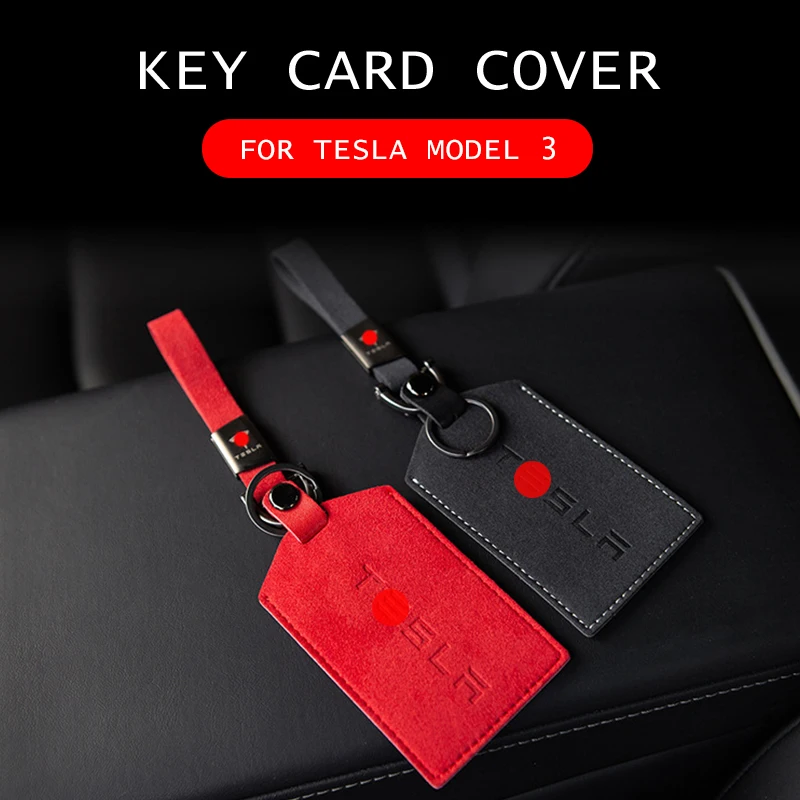 Чехол для Tesla модель 3 Y 2021 автомобильный кожаный держатель ключей защитный чехол