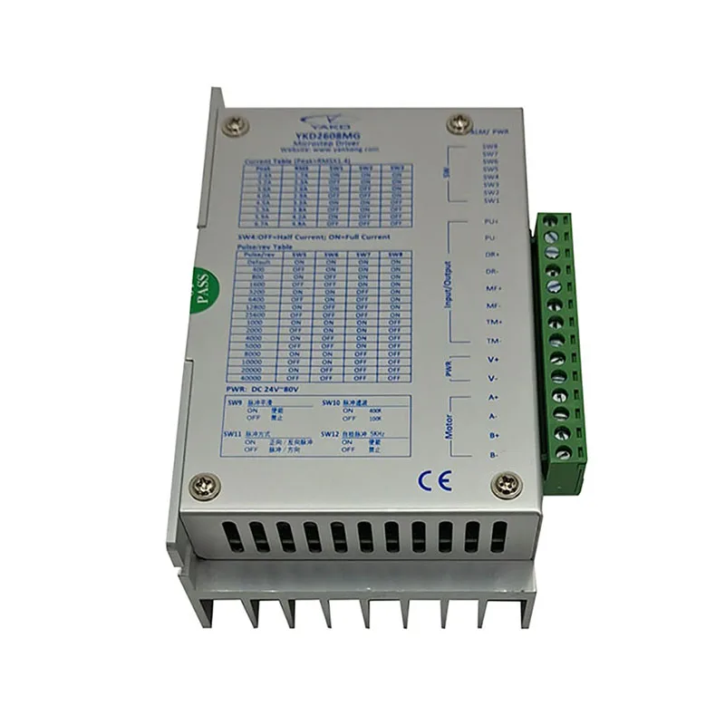 

NEMA Two-phase stepper driver NEMA 3432-bit digital signal digital single-axis motor controller YKD2608MG input voltage DC24-80V