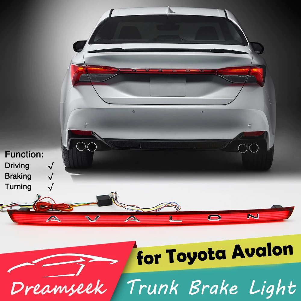 Светодиодный задний тормозной светильник багажника для Toyota Avalon 2019 + фонарь с