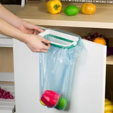 Держатель мусора дверь шкафа задняя висячая корзина для мусора для хранения кухонного мусора мешок для мусора держатель может висячий шкаф стеллаж для мусора