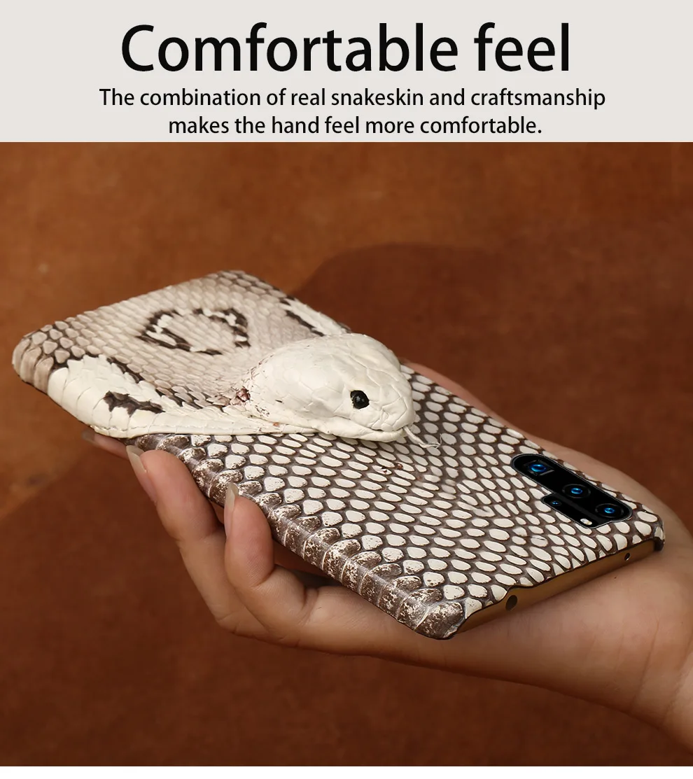 Натуральная кожа snakeskins 3D чехол для телефона для huawei P30 Pro mate 20 30 P20 Pro Lite Y9 P SMART Bay для Honor 10 20 8X Pro