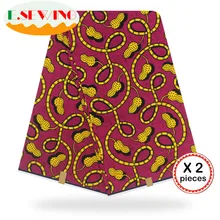 Африканская восковая ткань с принтом Анкара для шитья Анкара африканская ткань 12 ярдов нигерийская хлопковая ткань Гана для платья 81060