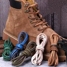 Lacet supérieur en cuir, pièces/paire, couleur unie, pour sport, Type décoratif 