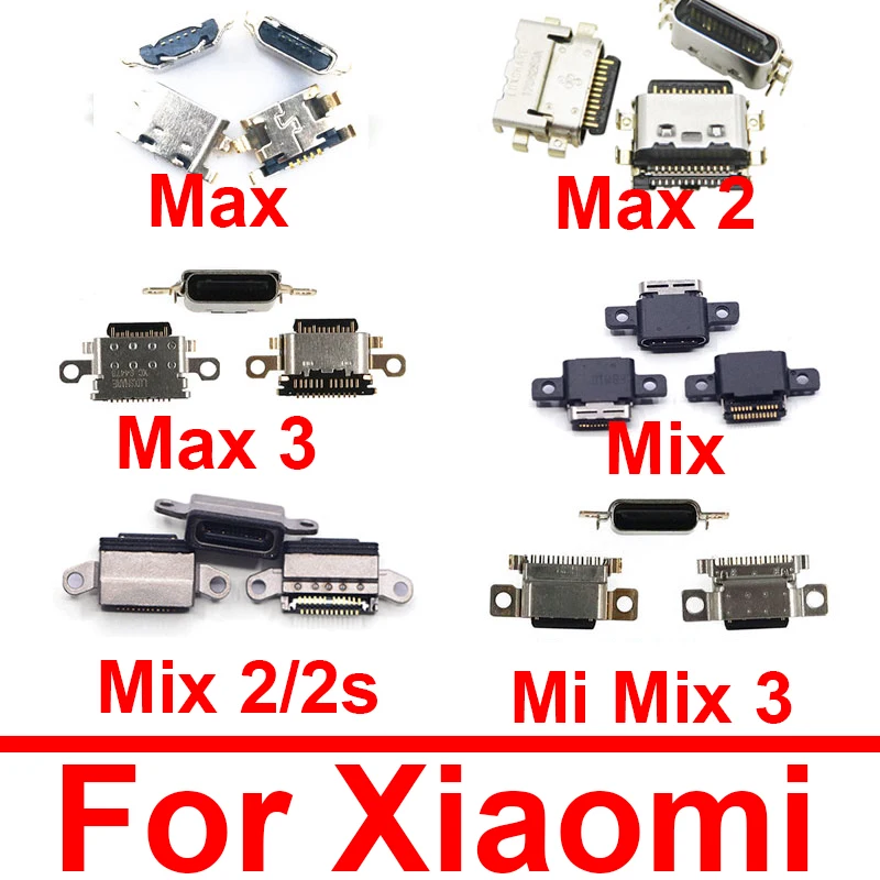 Разъем для зарядного USB-порта Xiaomi Mi Max Mix 2 2S 3 микро-USB-порт разъем синхронизации