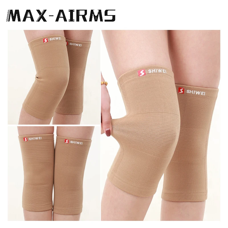 Maxairms 1 шт. защита для поддержки колена артрит ног травма тренажерный зал рукав эластичная повязка наколенники Трикотажные Наколенники теплые