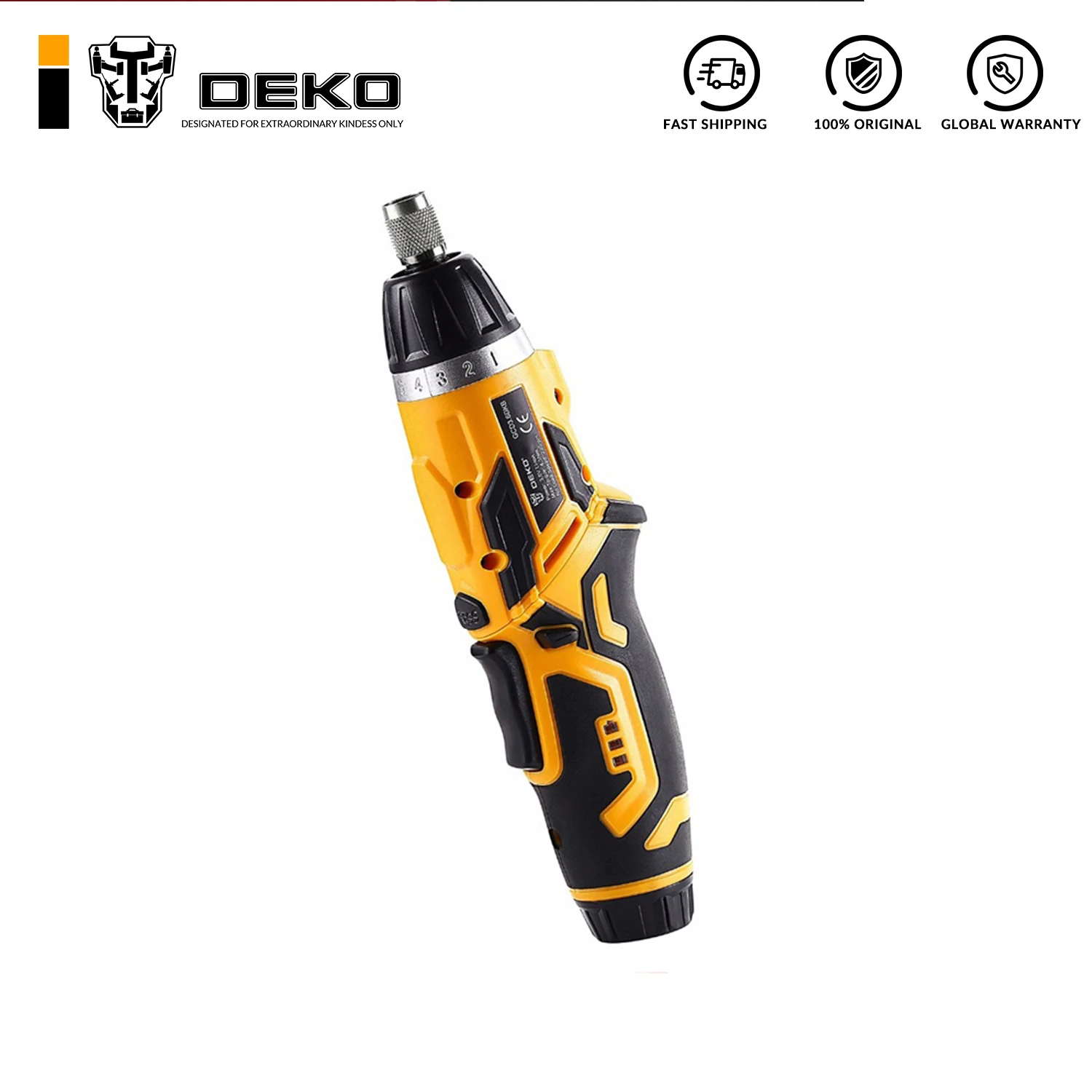 Беспроводной электрический шуруповерт DEKO GCD3.6DKB бытовая литий ионная