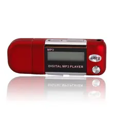 8 Гб большой памяти флеш-диск USB 2,0 ЖК мини MP3 музыкальный плеер с fm-радио высокое качество музыкальный бар