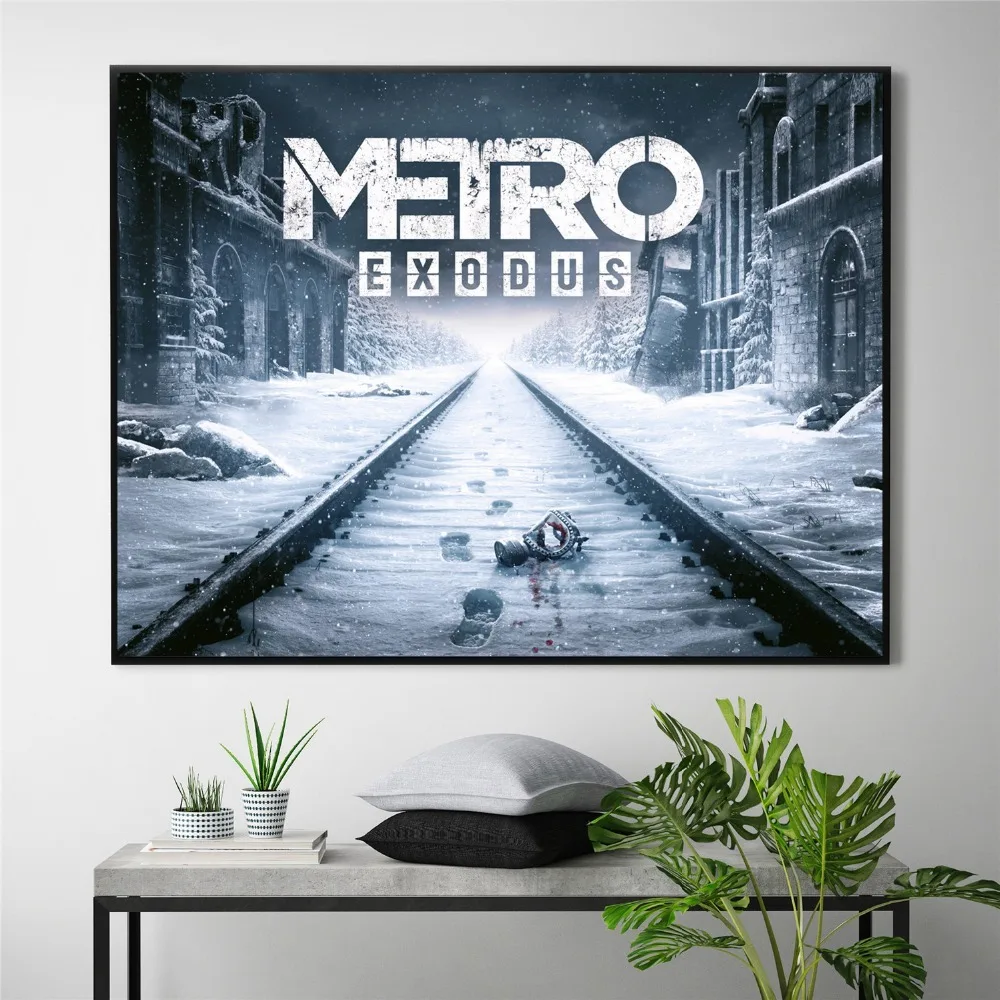 Постеры и принты для видеоигр Metro Exodus настенные картины гостиной Картина на