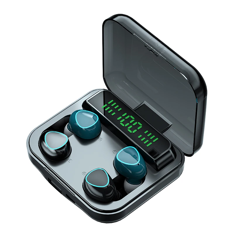 TWS 2 Pair Bluetooth 5.1 Earphones Charging Box Wireless Headphone With Micr 9D Stereo Sports IPX7 Waterproof Earbuds Headsets |