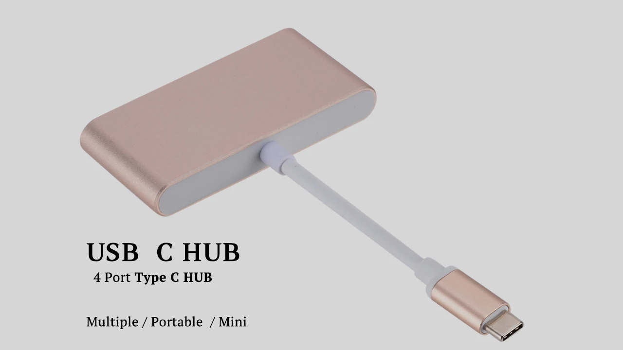 3 IN1 USB 3,1 Тип-C на USB 3,0 хаб USB-C зарядки Порты и разъёмы подключения Кабель-адаптер