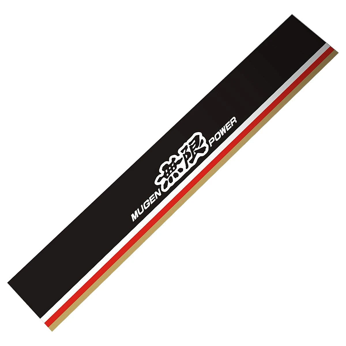 For Decal Front Windshield Banner Vinyl Car Stickers for Honda Mugen Power (Matte Black Background + White Red Gold Line) | Автомобили и