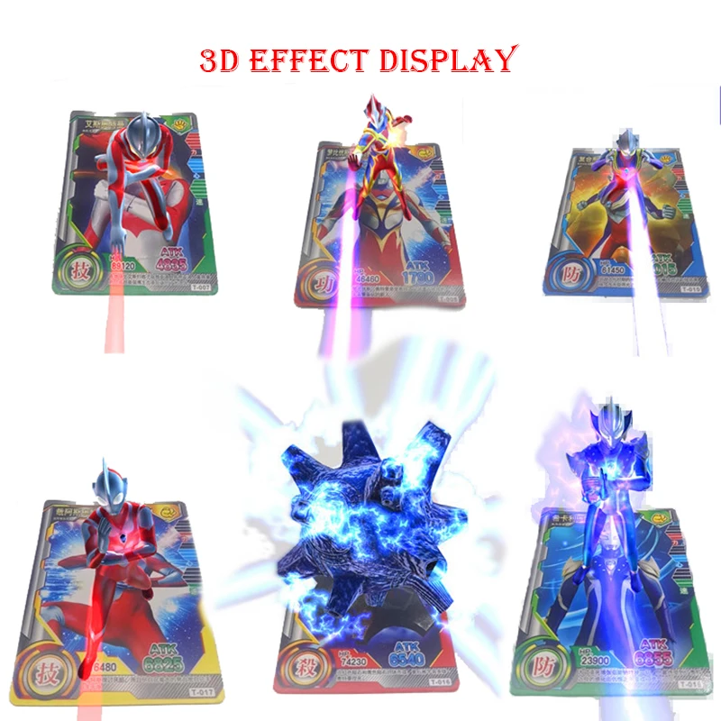 Takara Tomy Altman Card 180 шт. флеш-карта 3D версия AR Ultraman интерактивные блестящие карты коллекционный Подарок детская игрушка