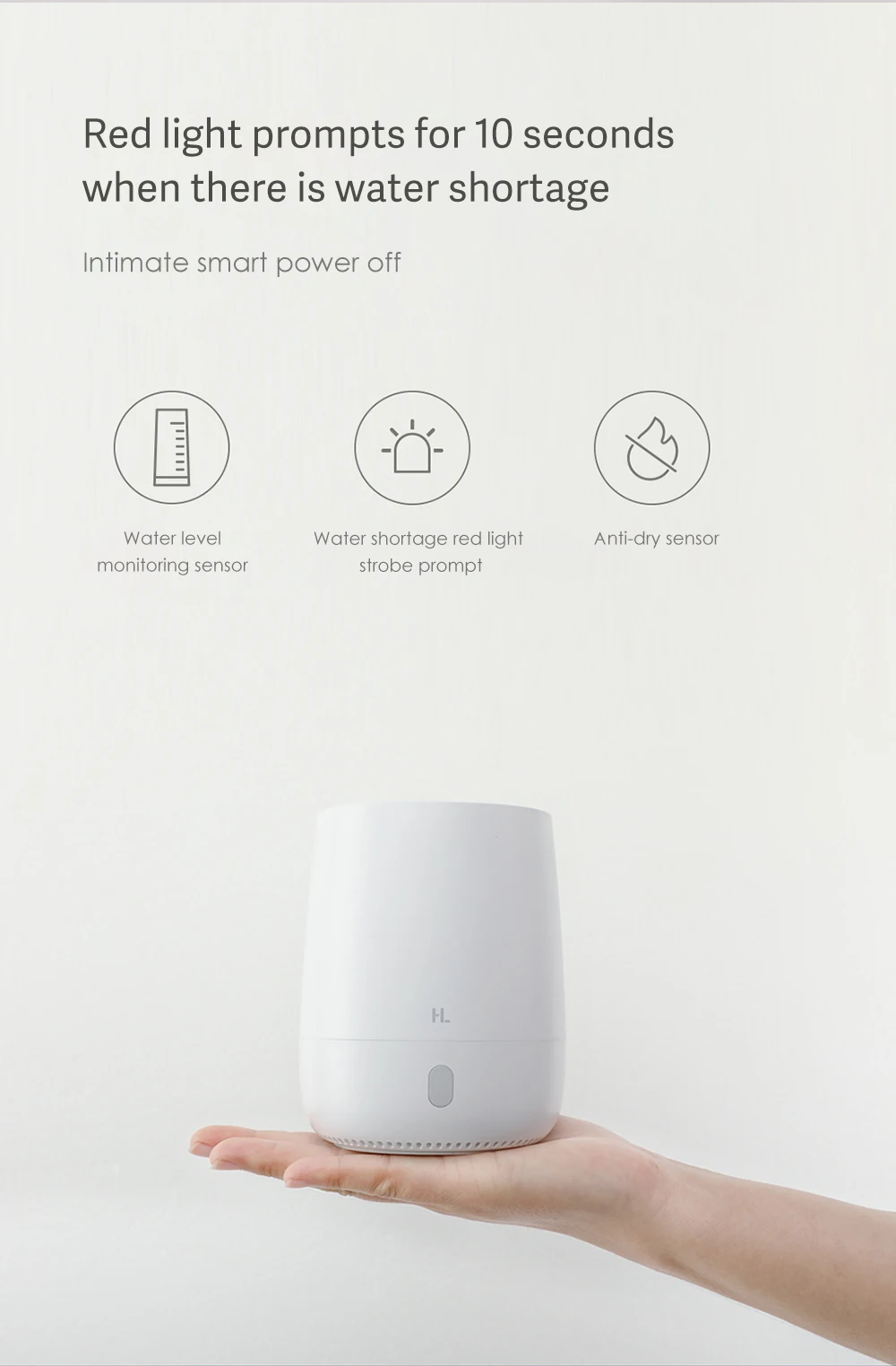 Xiaomi Mijia Youpin HL портативный usb-мини воздушный диффузор для ароматерапии и увлажнитель тихий ароматический увлажнитель воздуха 7 светлый цвет домашний офис