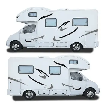

Car Stripes Vinyl Graphics Decals Stickers For Caravan Travel Trailer Camper Van High Quality Vinyl Car Stripes Graphics