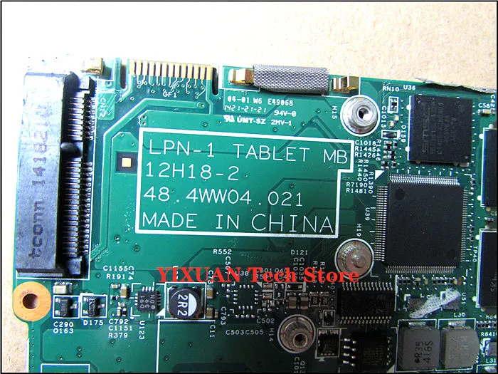 For Thinkpad X1 Helix X1 motherboard i5-3427U 4GB 04X0357 12H18-2 notebook motherboard LPN-1 TABLET MB 48.4WW04.021 100% test ok