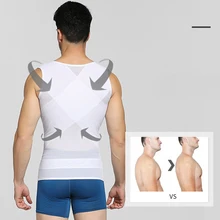 Мужская футболка без рукавов для похудения облегающее нижнее белье жилет компрессионный короткий топ для фитнеса тренировка бодибилдинг одежда