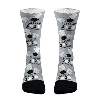

Stockings чулки Woman Socks носки Fashion Soft Seamless 2020 Toilet Paper Print Socks Men Women Funny Graduation Gift Socks