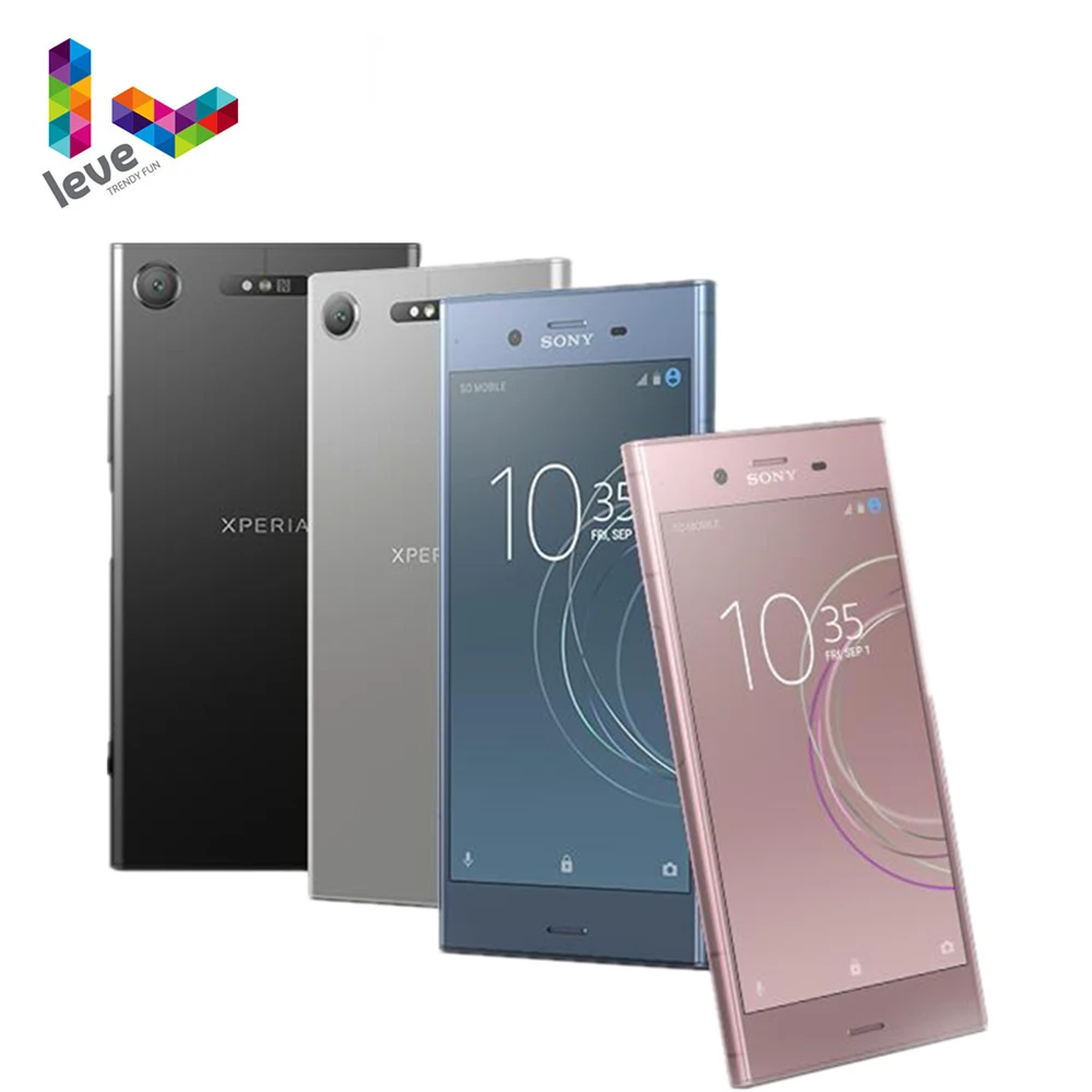 Разблокированный смартфон Sony Xperia XZ1 G8342 G8341 2SIM и 1SIM NFC брикет 5 2 дюйма 4 Гб ОЗУ 64 ПЗУ