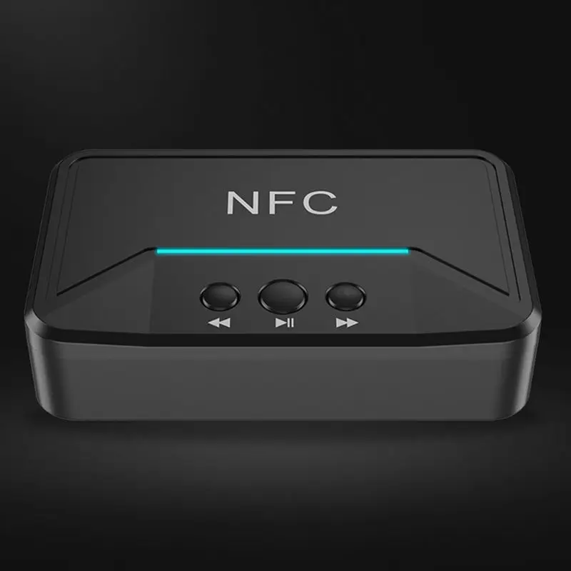 5 0 Bluetooth Receiver Smart NFC A2DP RCA AUX 3 5MM Jack Wireless Adapter Suppotr USB Play For CAR Home Speaker Headphon