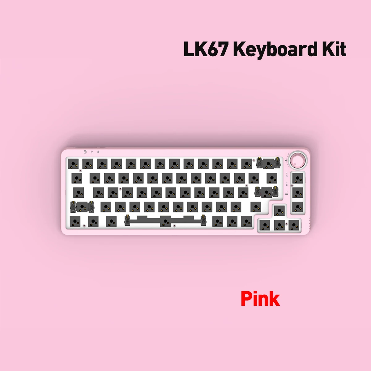 GamaKay LK67 Mechanical Keyboard Customized Kit Hot Swappable Wired/ Bluetooth-compatible/ 2.4GHz PCB Mounting Keyboard KitGamaKay LK67 Keyboard Customized KitGamaKay LK67 Customized Mechanical KeyboardGamaKay LK67 Keyboard Customized KitGamaKay LK67 Customized Mechanical Keyboard standard computer keyboard Keyboards