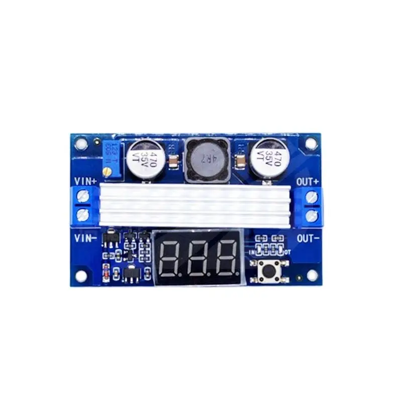 

DC-DC high power 100W 3.0~35V liter 3.5~35V with digital display voltmeter adjustable boost module