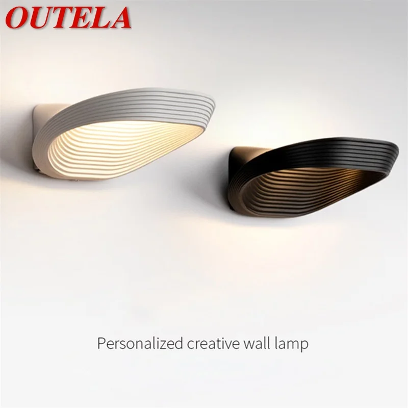 

OUTELA Modern Wall Sconces LED Bedside Wall Lamp Creative Decorative For Home Bedroom Living Room Dining Room