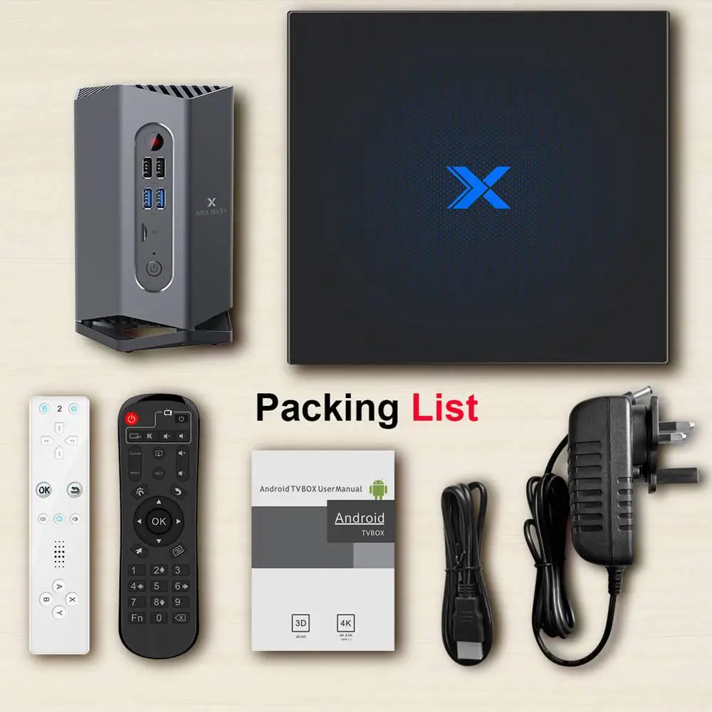 A95X Max Plus Смарт ТВ приставка 4G 64GB Android 9,0 ТВ приставка Amlogic S922X 2,4G& 5G двойной WiFi BT4.2 1000M медиаплеер Топ Смарт ТВ приставка