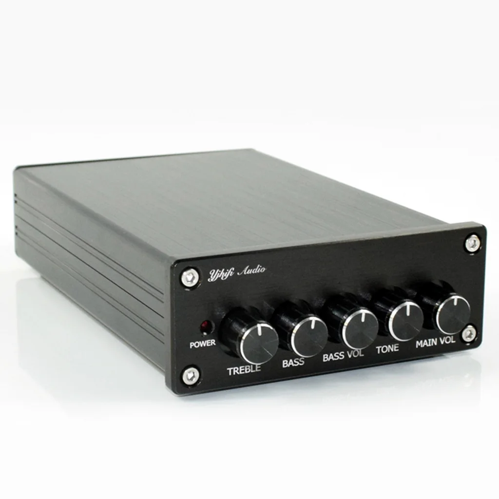 Bluetooth 4.2 Stereo Audio Amplifier 2.1 Channel Receiver for Home Speakers