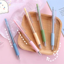

Morandi Colorful Press Refill Gel Pen Student Notebook Painting Graffiti Art Supplies Press Signing Pen Stationery Gifts