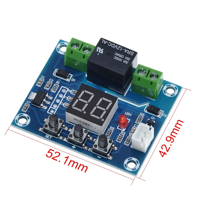 XH-M214 Humidity Controller Soil Sensor Module 20-99%RH Automatic Control Irrigation Computer System Red Digital Display Module - Image 4