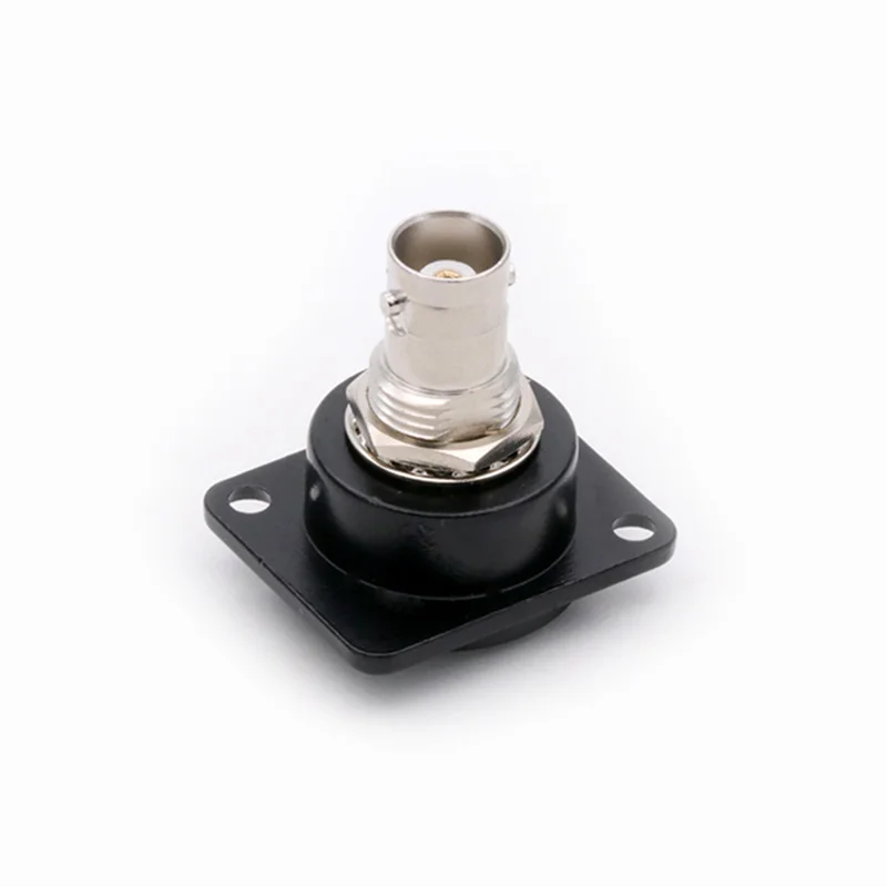 BNC to BNC Connector 1pc Female panel mount chassis socket adapter welding free wire connector wire connector terminals electrical connectors cable connector electrical connector cable adapter