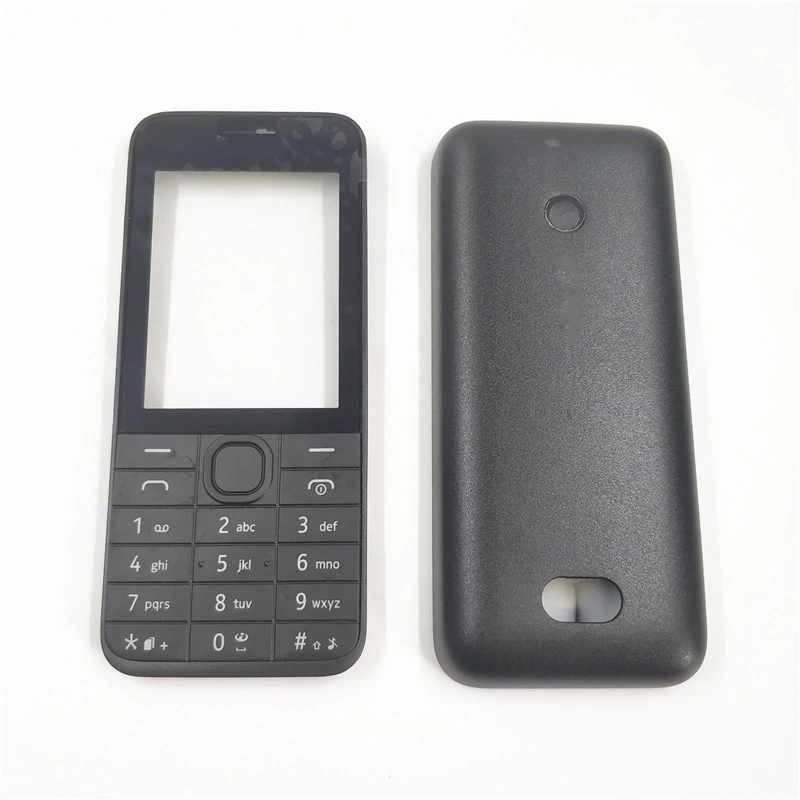 Хорошее качество для Nokia 208 Новый Полный Мобильный телефон Корпус чехол +