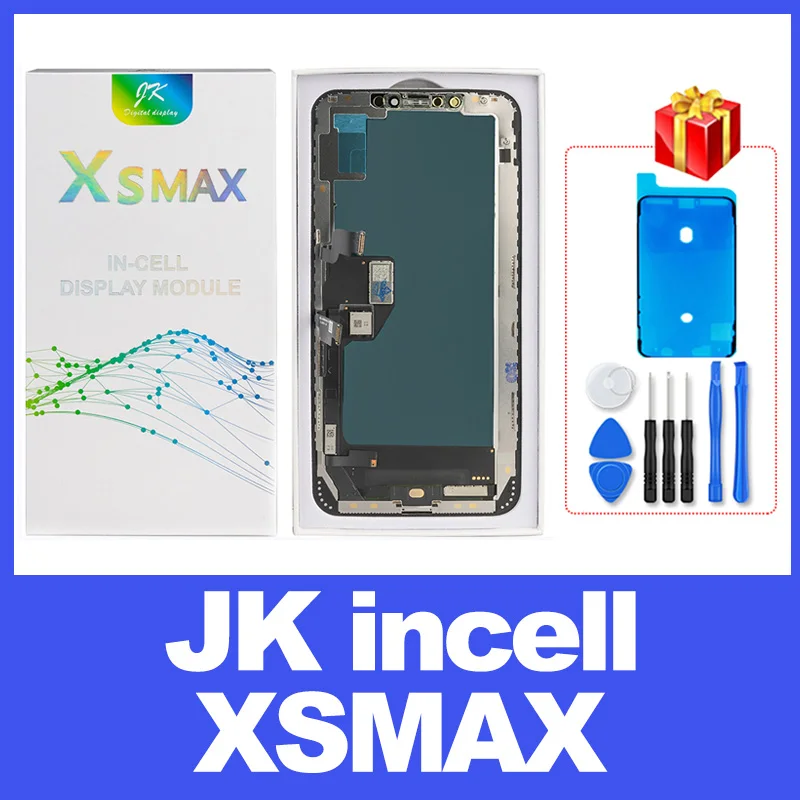 JK Incell Screen For iPhone X XR Xs Max 11 12 12Pro LCD Display Touch Screen Digitizer Assembly No Dead Pixel Replacement Parts lcd cell phone Phone LCDs