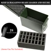 Hunting Magazine Holder Foam 24 Pistol Multifunction Foam Insert for .50 Cal Ammo Cans Magazine Storage(Ammo Can Not Included) 1