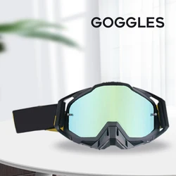 Men Women Motorcycle Goggles for Motocross Racing Helmet Eyewears Windproof & Dustproof Protective Goggles Glasses UT