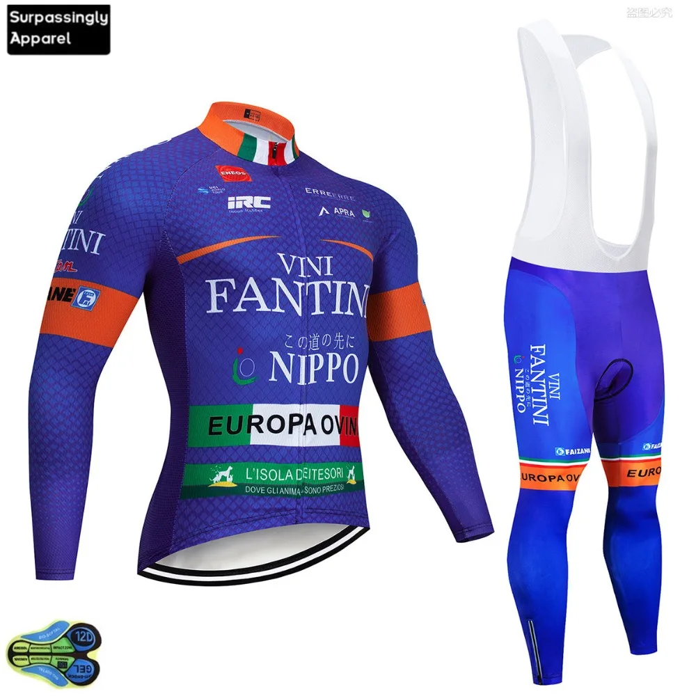 Pro UCI Team VINI велосипедная майка с длинным рукавом, наборы, мужская синяя Ropa Ciclismo велосипедная майка, одежда для велоспорта, спортивная одежда