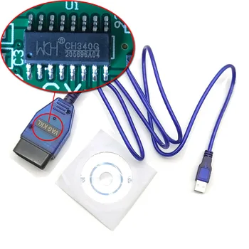

VAG-COM 409.1 Vag Com vag 409Com vag 409 kkl OBD2 USB Cable Scanner Scan Tool Interface For Audi Seat Volkswagen Skoda